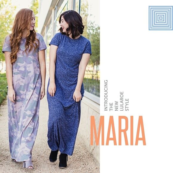 LuLaRoe Maria Floral Maxi Dress Pink & White Short Sleeve Large - Picture 15 of 15